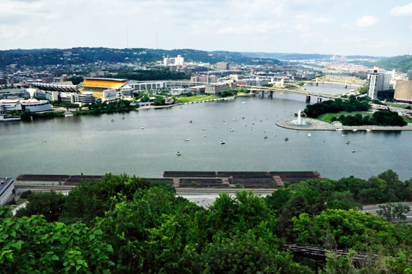 view from the outdoor observation deck